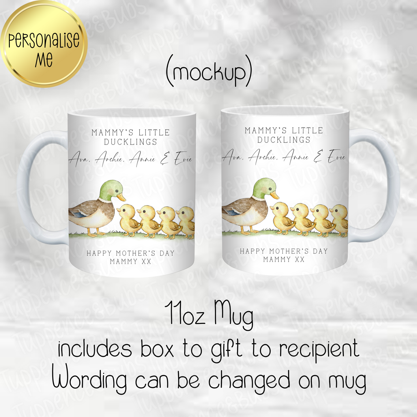 Little Ducklings Mug - up to 4 names