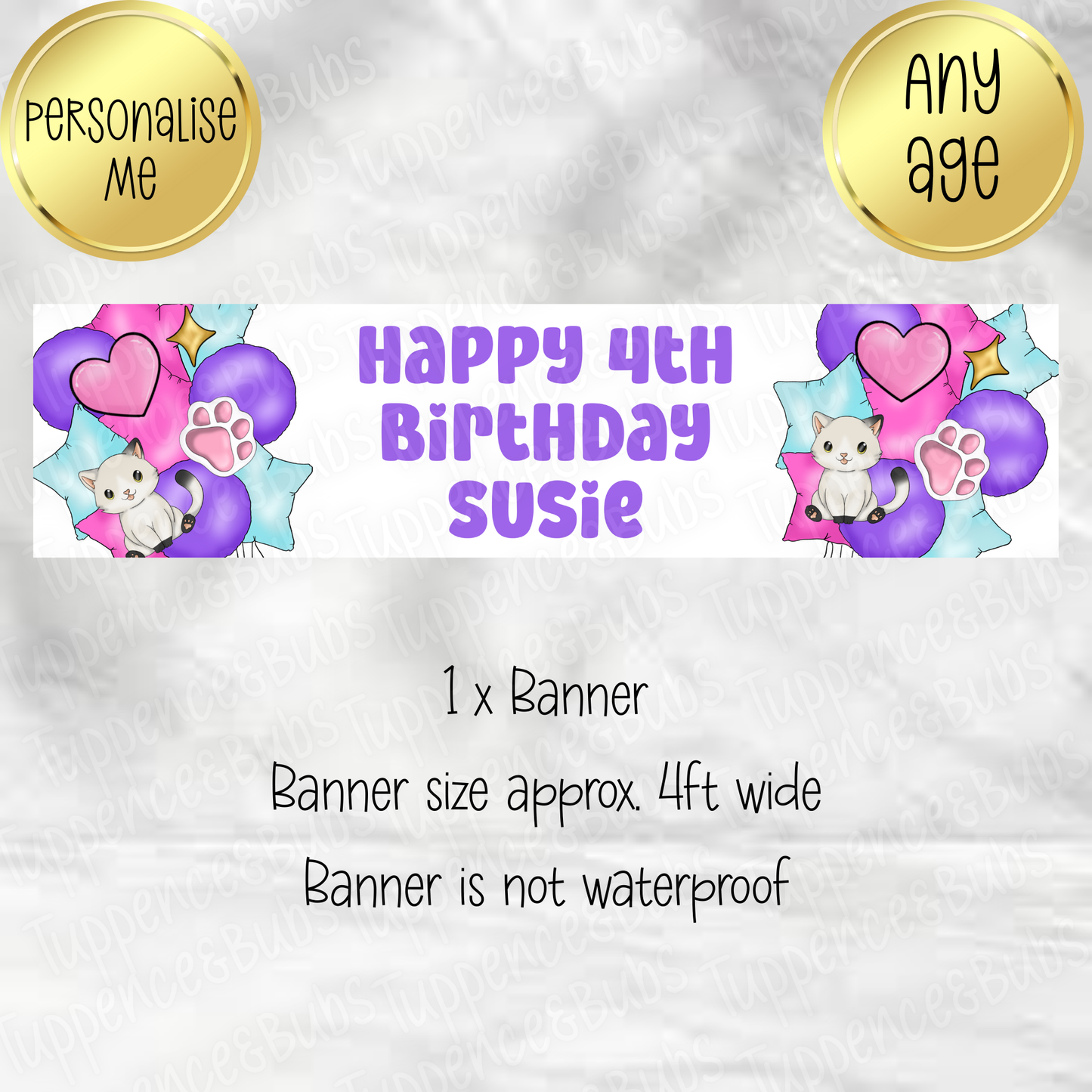 Gabby Inspired Balloon Banner