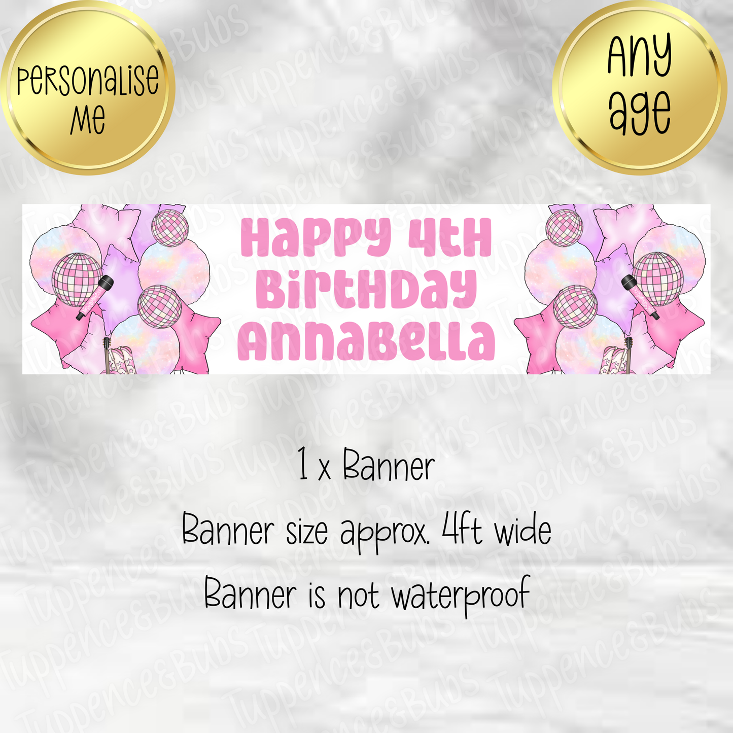 Country Music Themed Banner