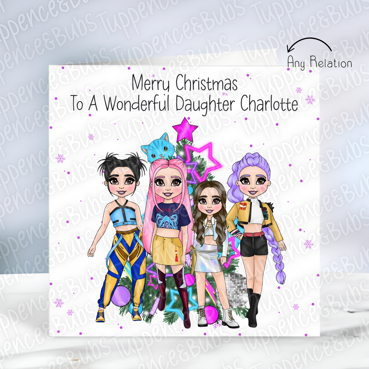 Music Themed Custom Christmas Card