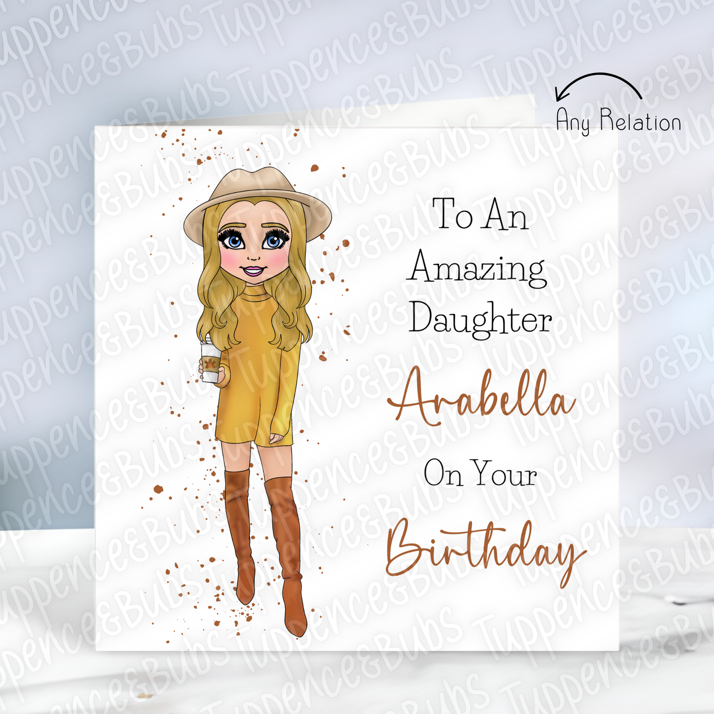 Autumn Vibe Birthday Card