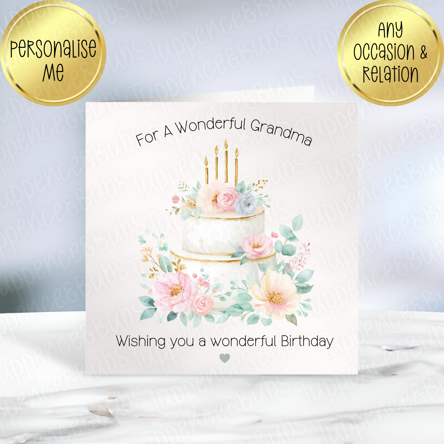 Cupcake/Cake Themed Card