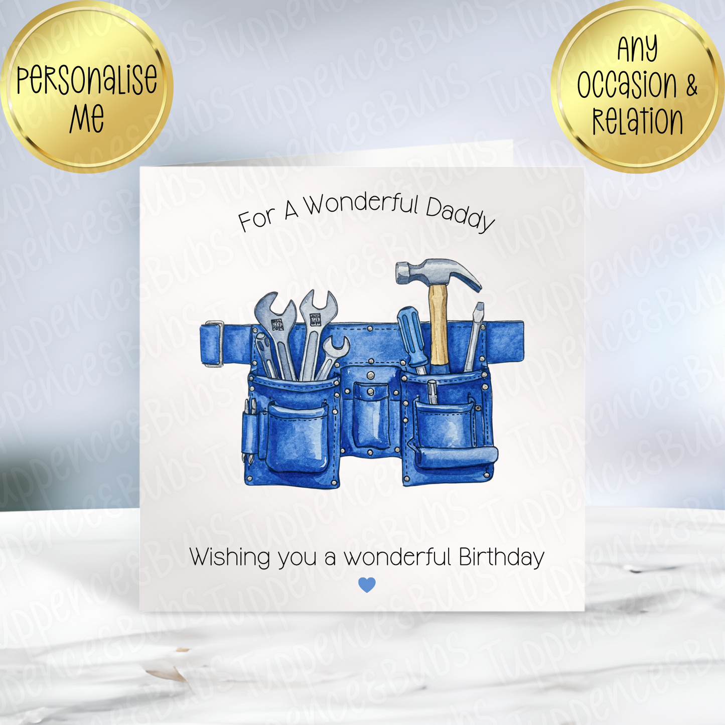 Tool Belt Themed Card