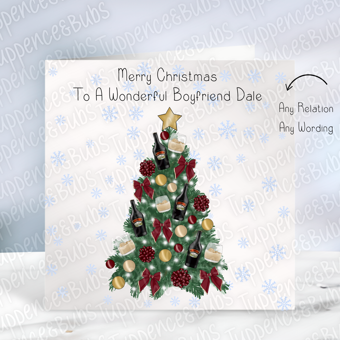 Bailey's Inspired Christmas Card