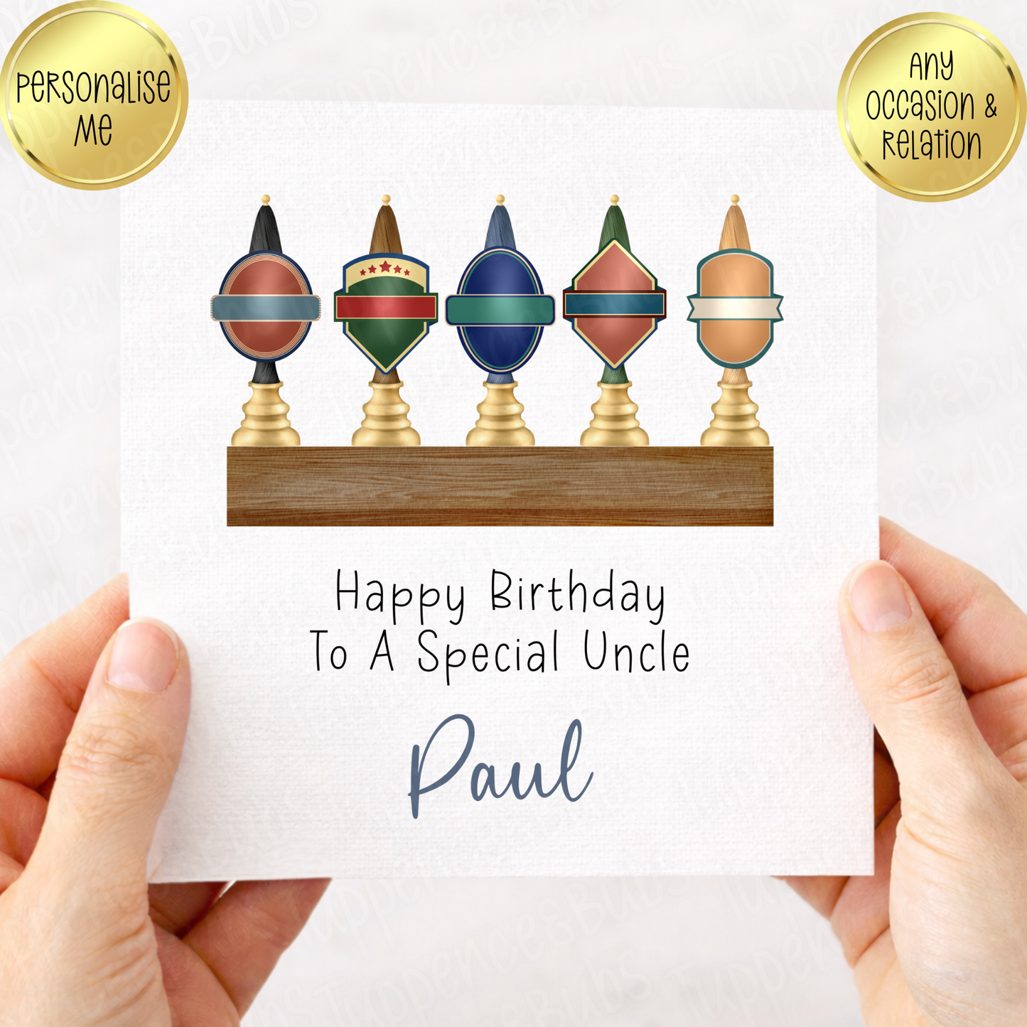 Alcohol Inspired Birthday Card
