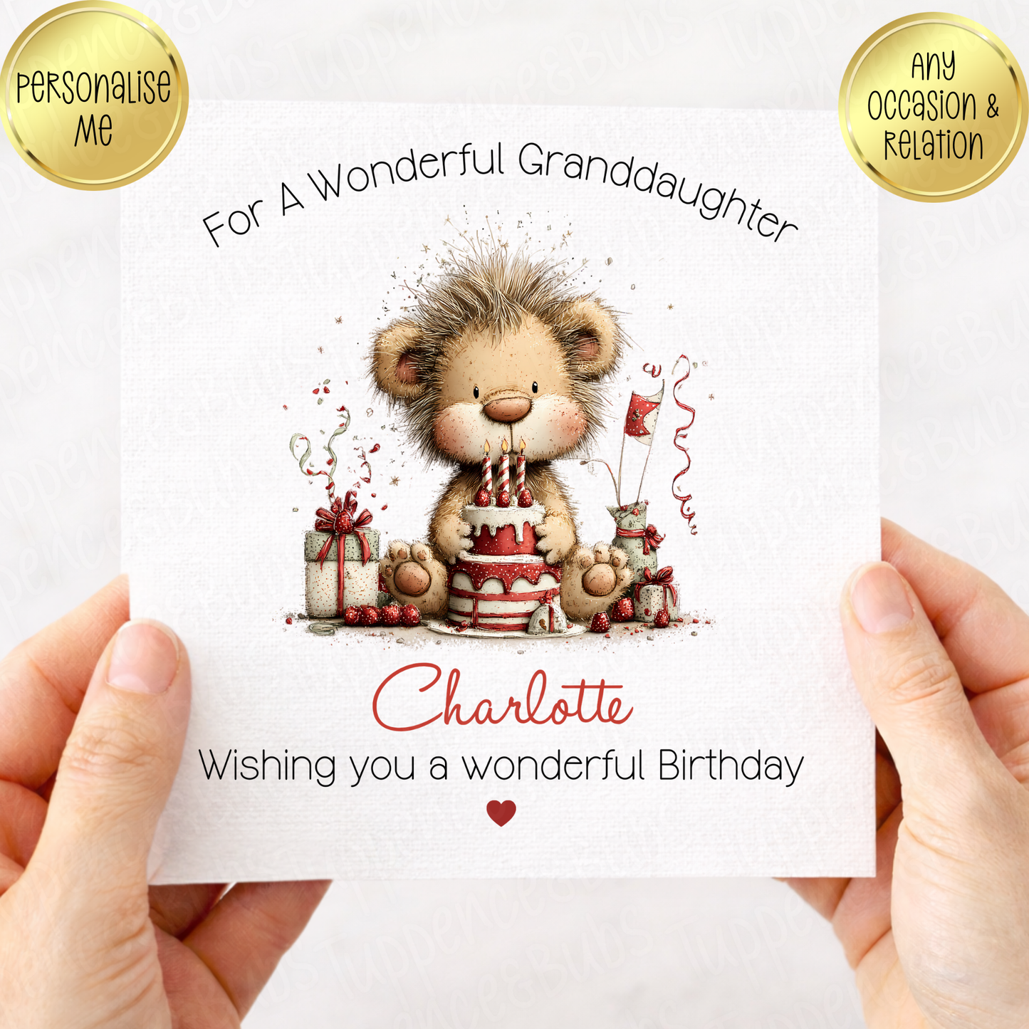 Lion Themed Card