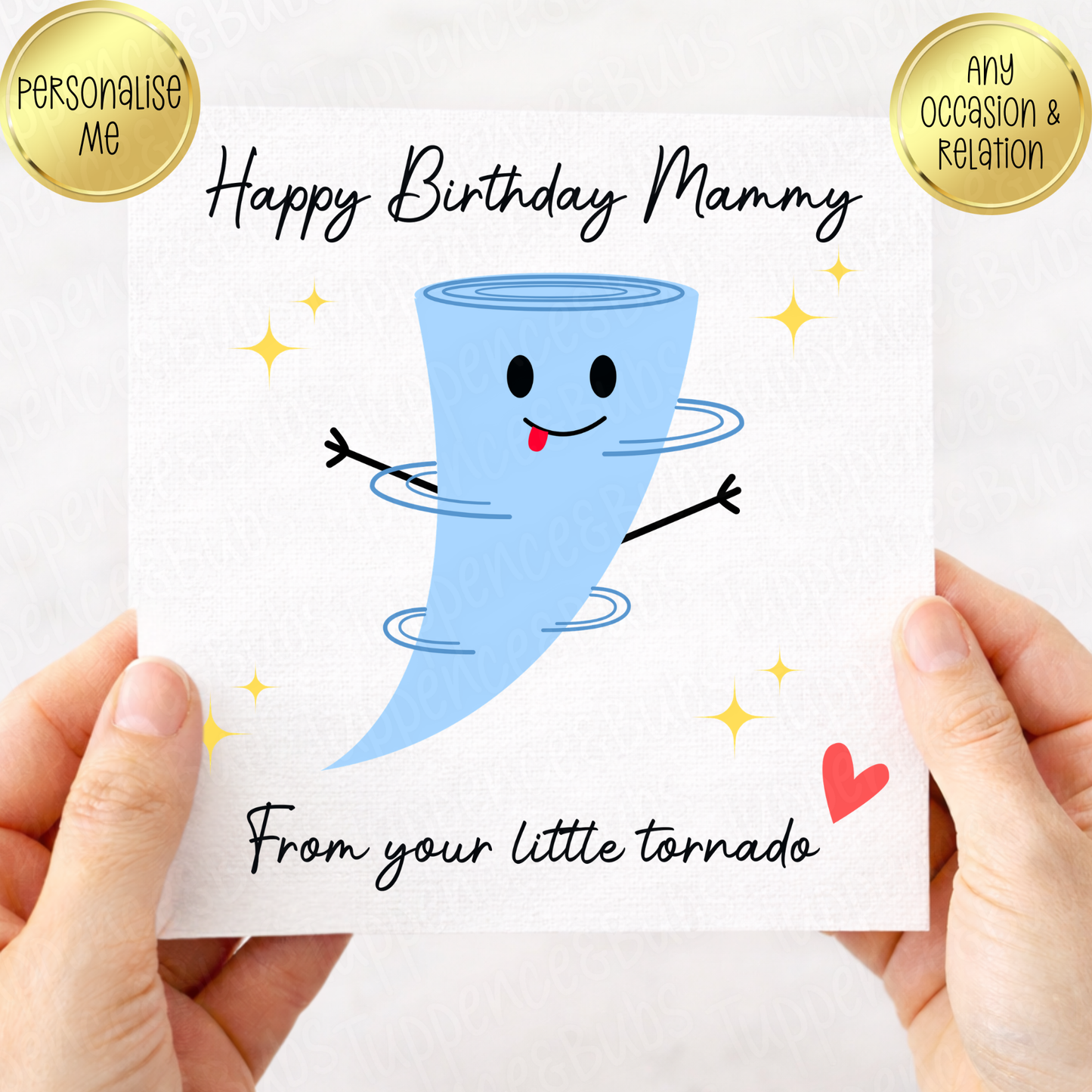 Little Tornado Birthday Card