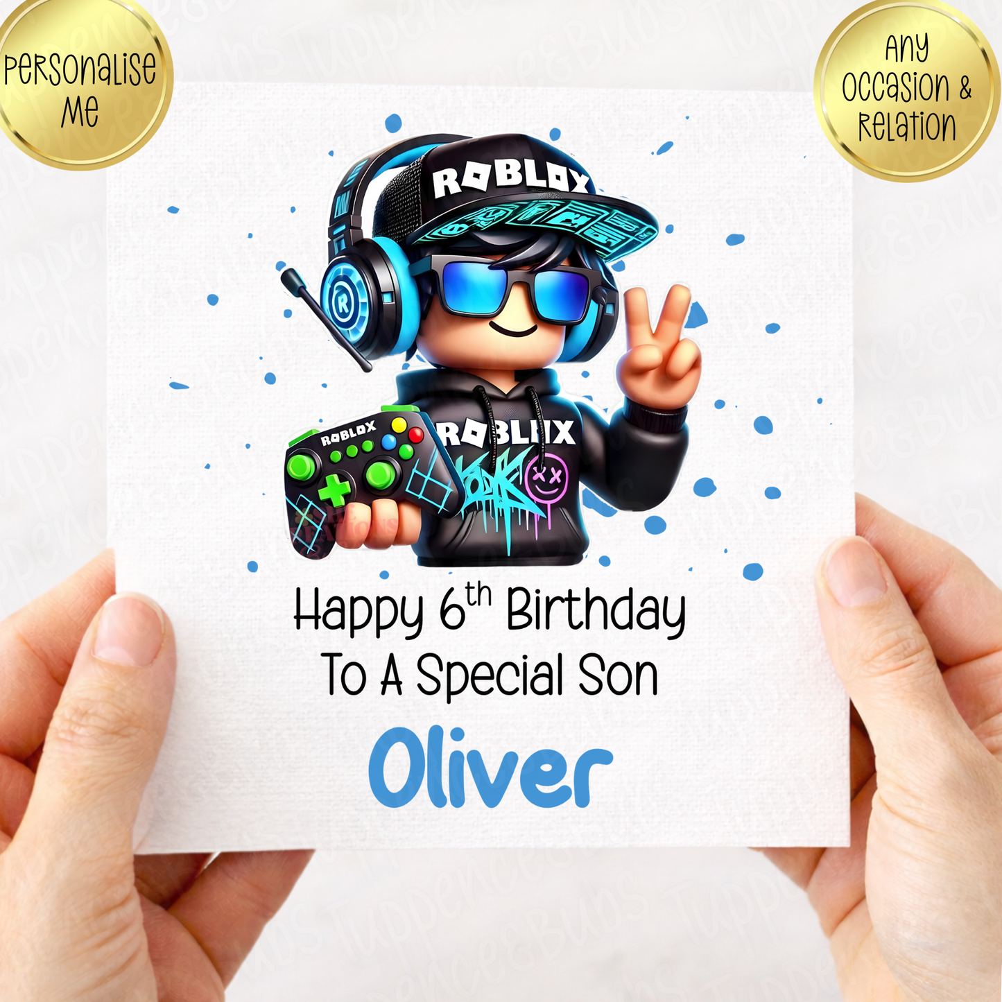 Gaming Themed Birthday Card