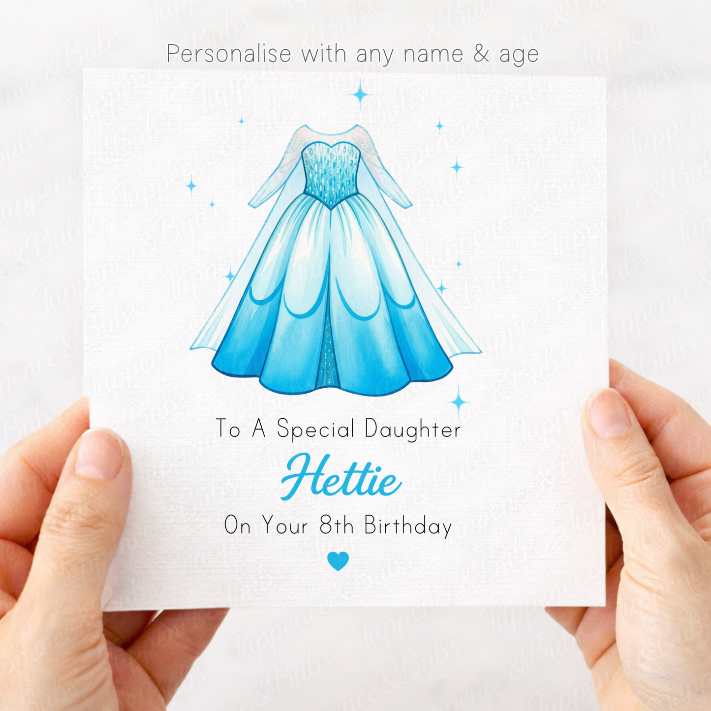 Elsa Style Birthday Card