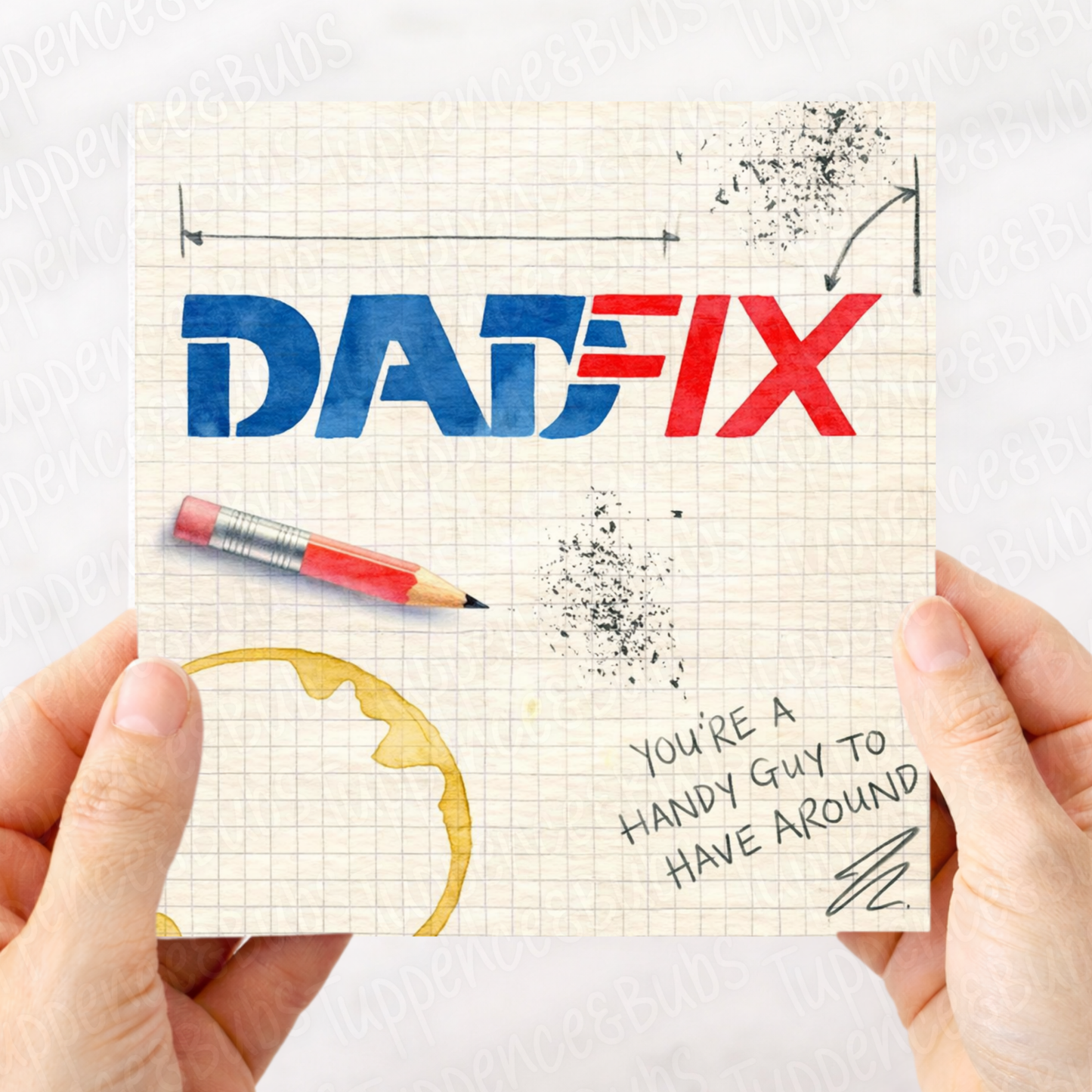 Dad Fix Card - Wording Cannot Be Changed
