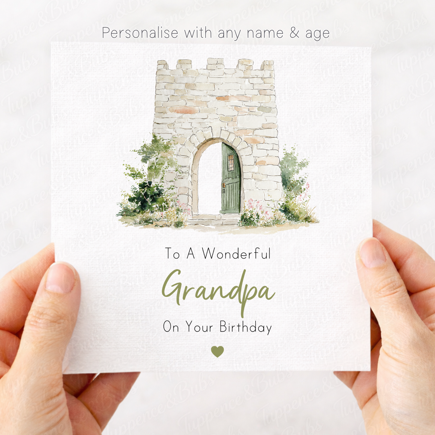 Watercolour Stone Bridge Card - 2 Designs