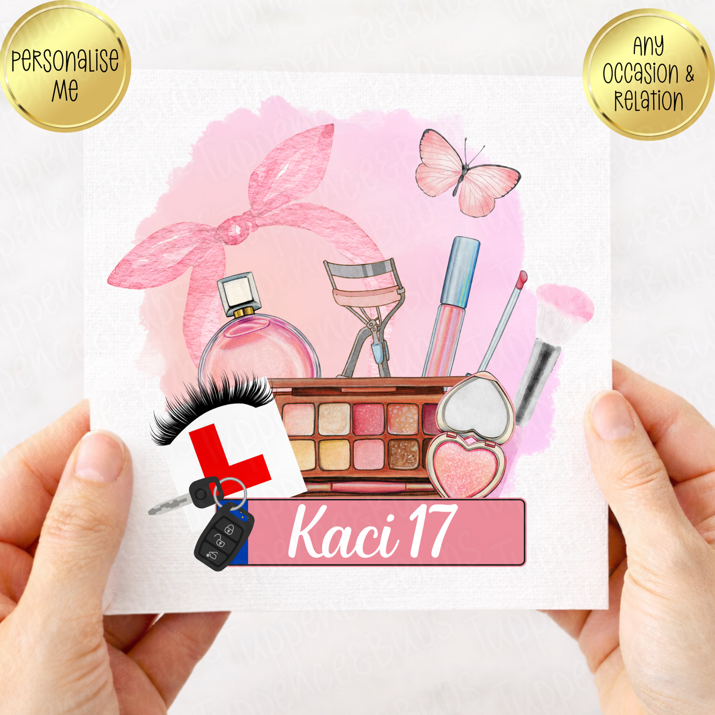 Make Up - Learner Driver Inspired Birthday Card