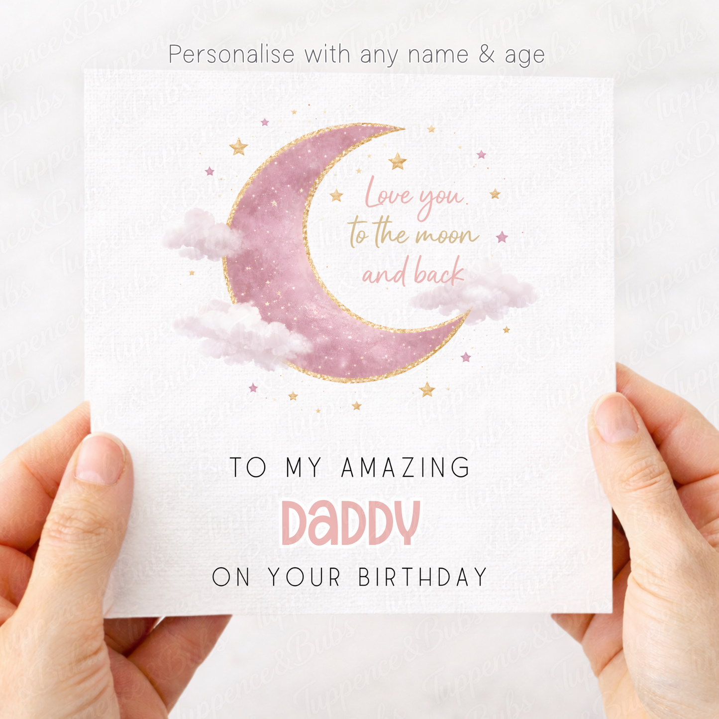 Moon & Back Card
