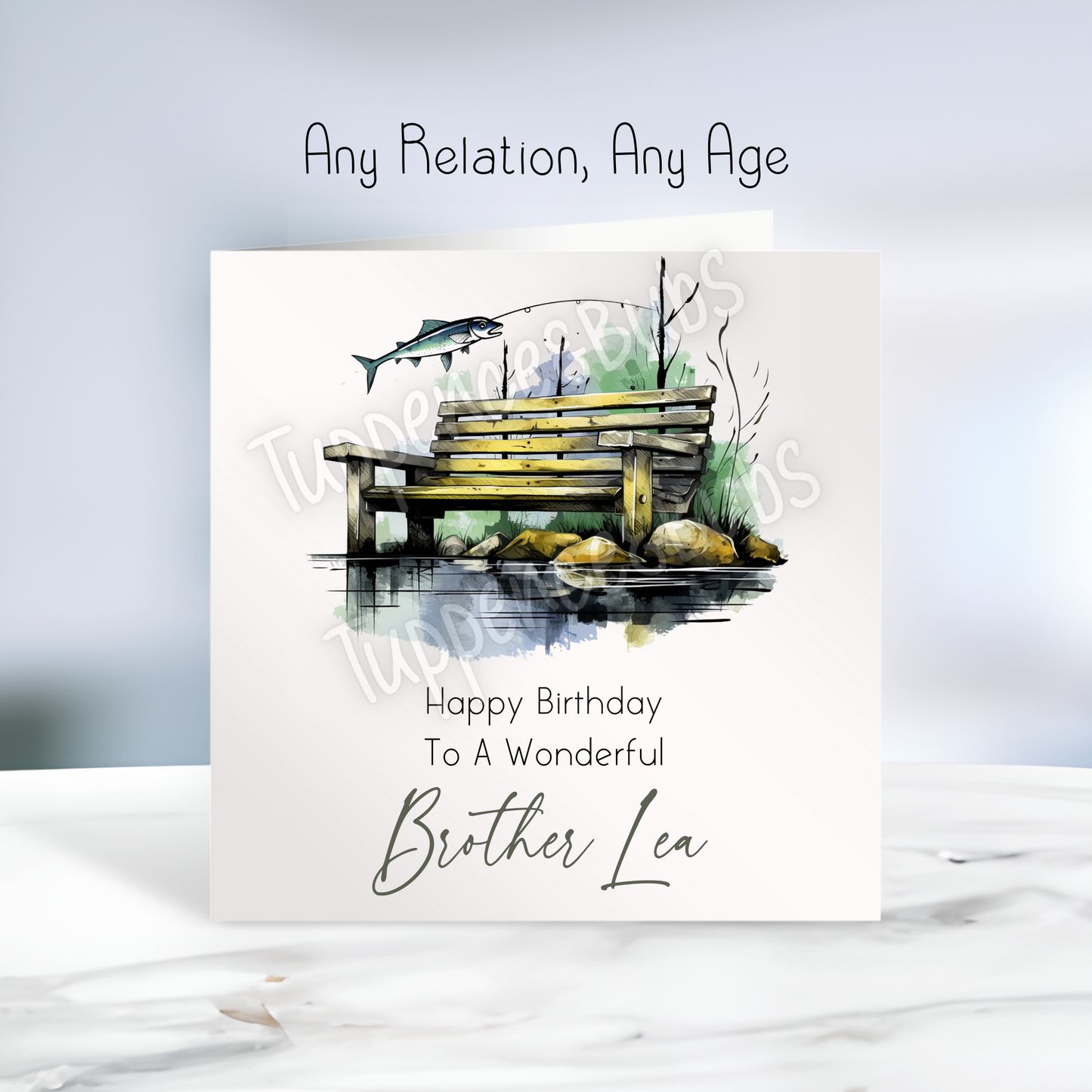 Fishing Inspired Birthday Card