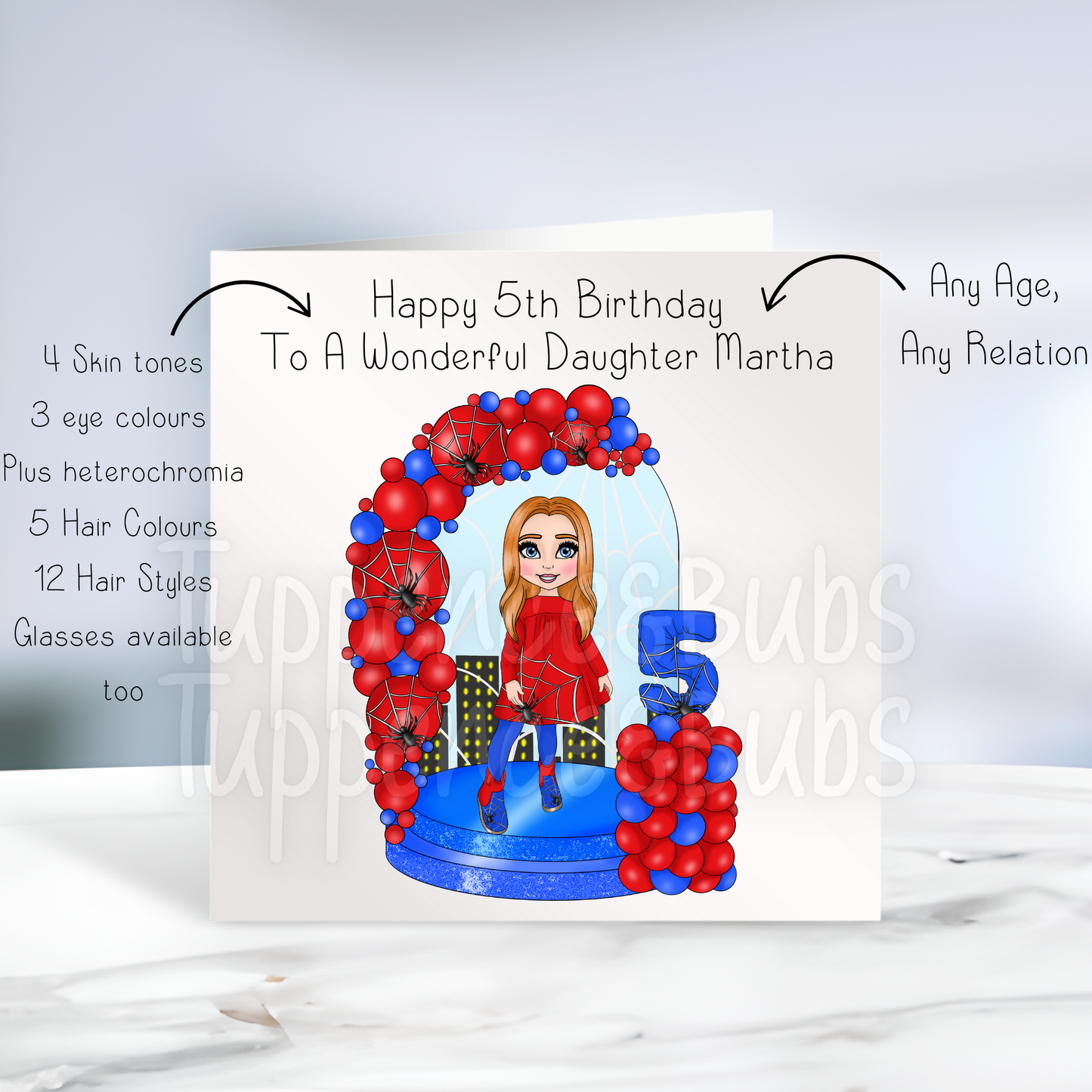 Spider Girl Card