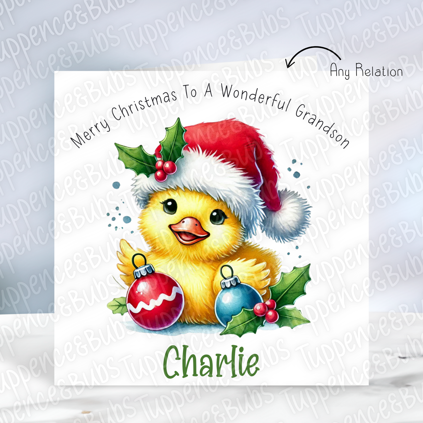 Duck Themed Christmas Card - 3 Designs