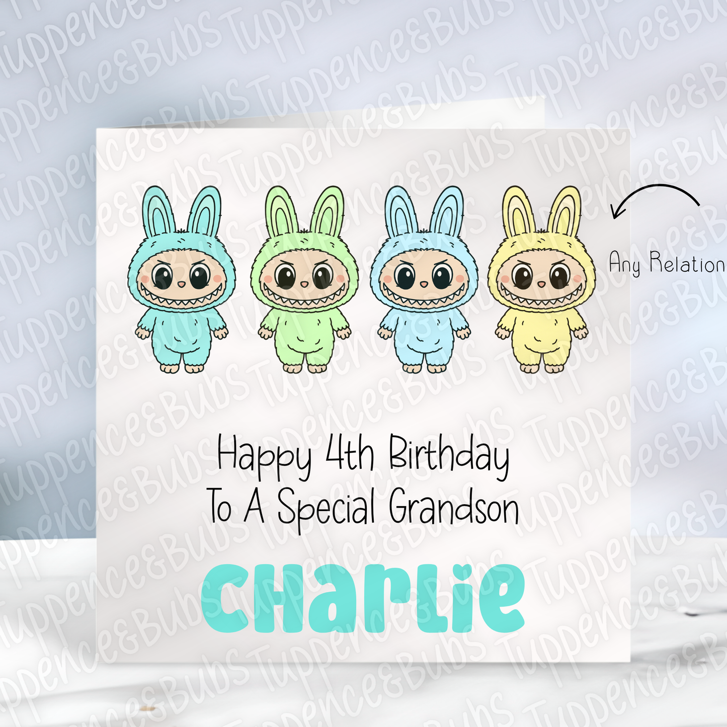 Monster Doll Inspired Birthday Card - 2 Designs