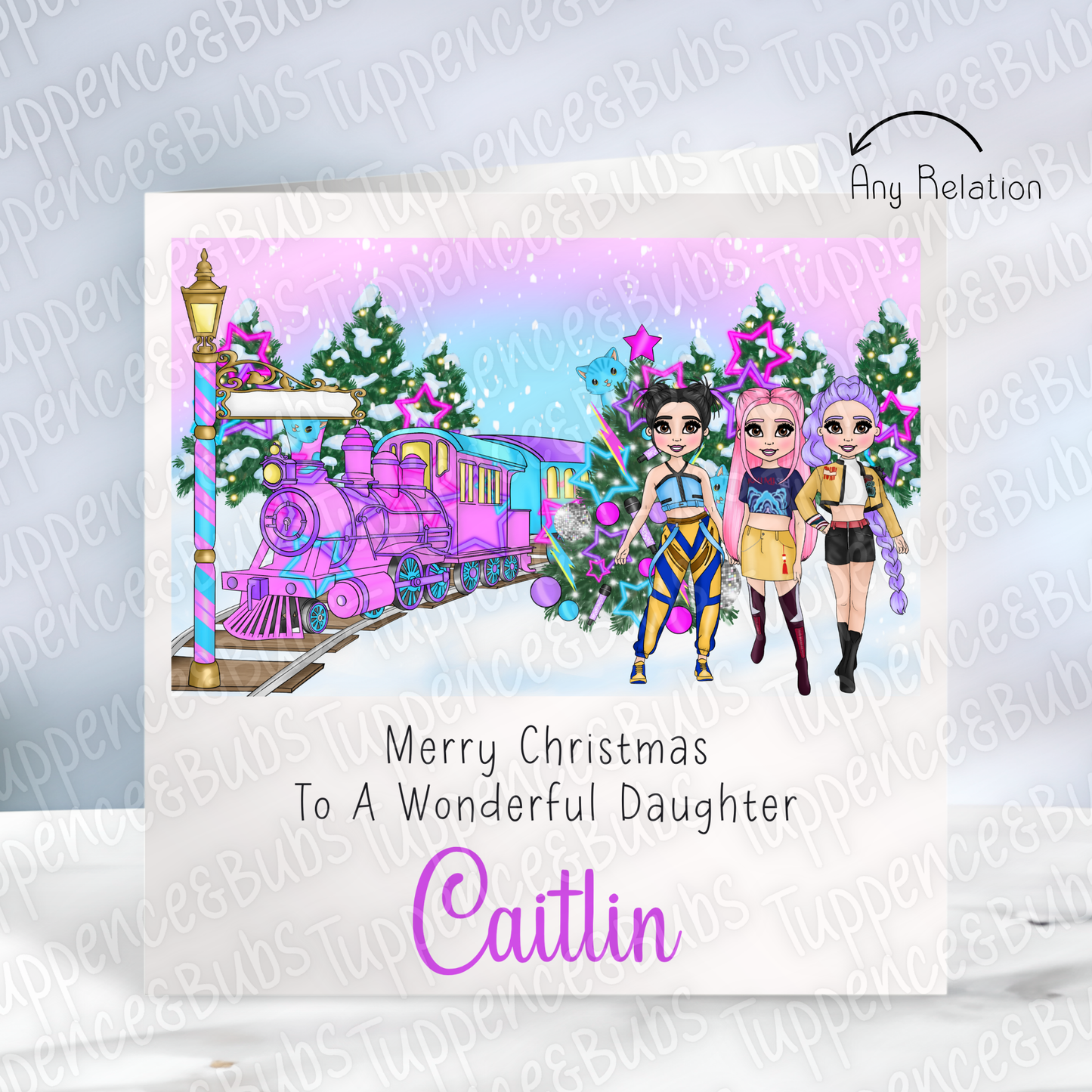 Pop Themed Christmas Card