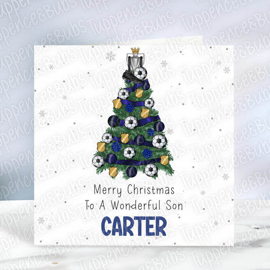 Football Themed Christmas Card