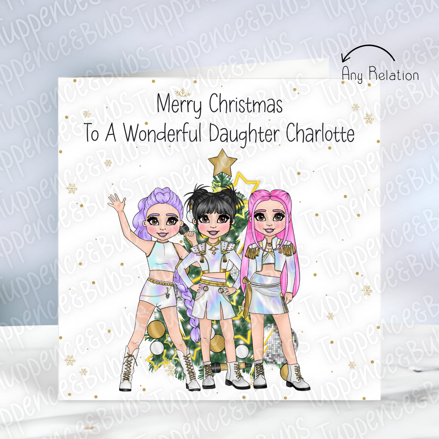 Music Themed Christmas Card - 4 Designs