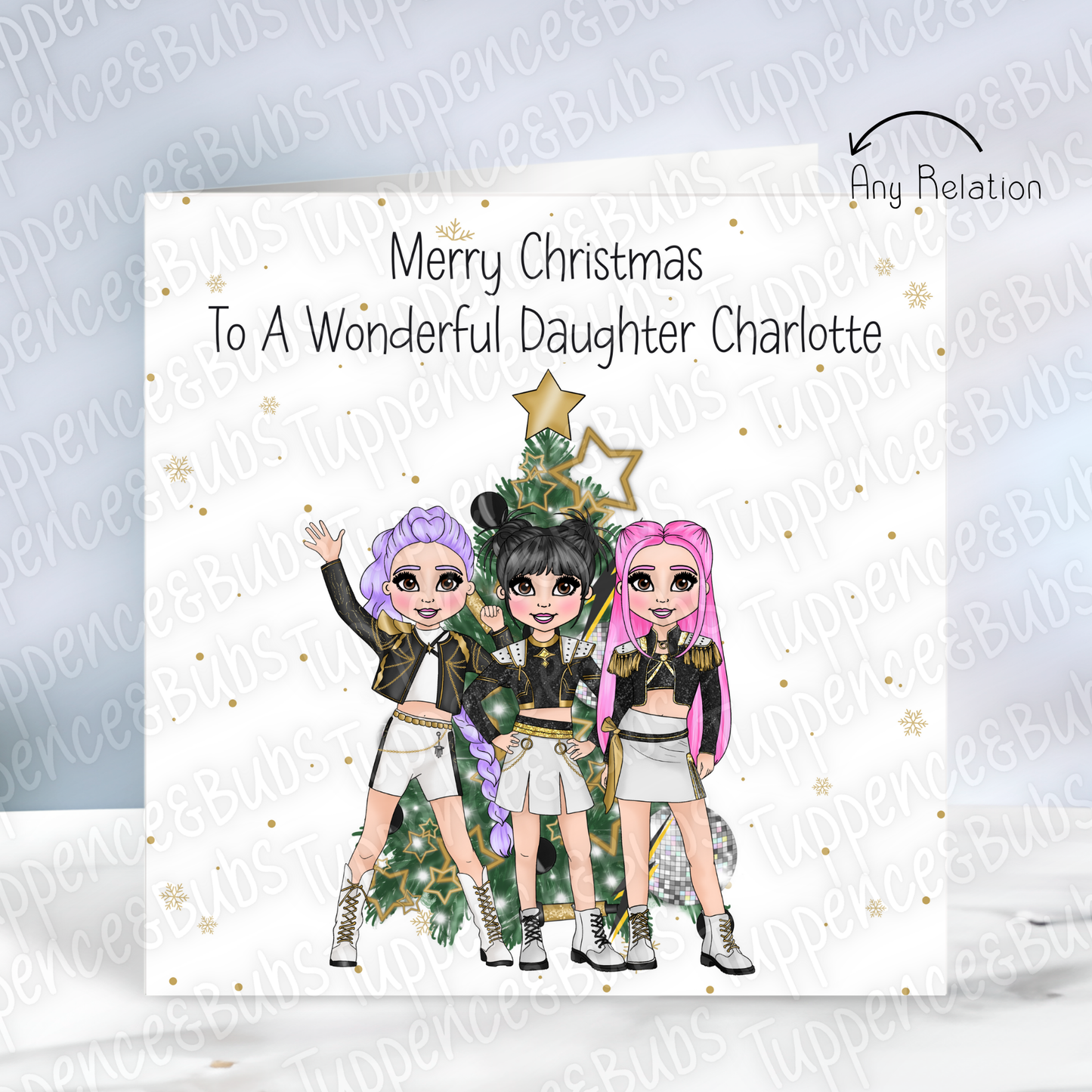 Music Themed Christmas Card - 4 Designs