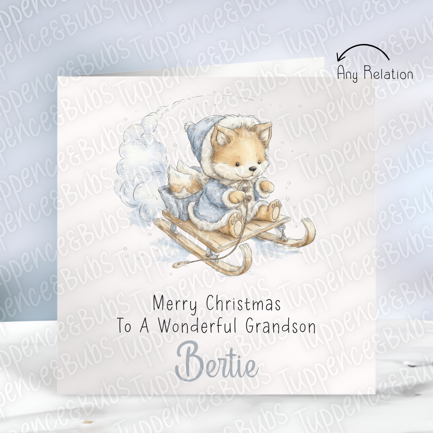 Cute Christmas Card - 4 Designs