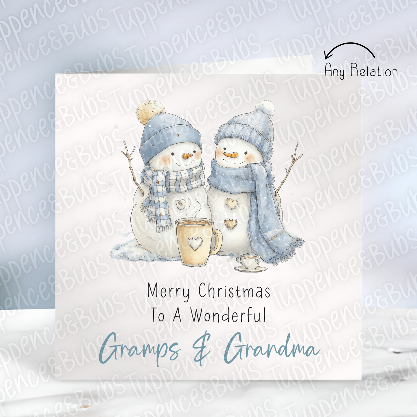 Cute Christmas Card - 4 Designs