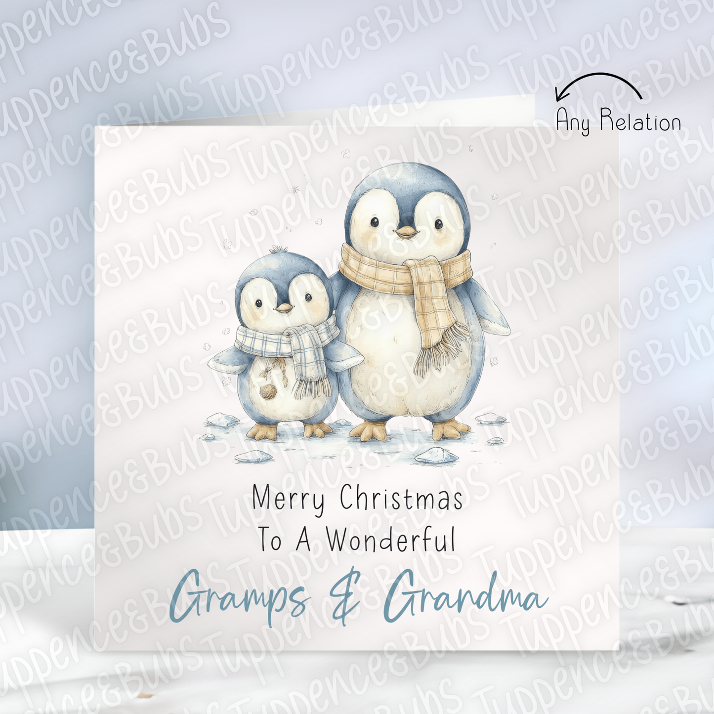 Cute Christmas Card - 4 Designs