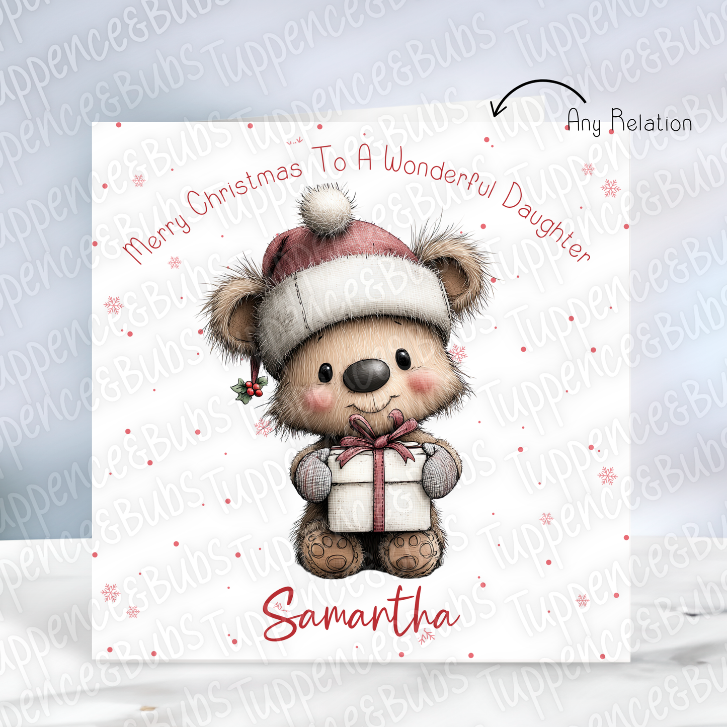 Whimsical Style Christmas Card - 16 Designs