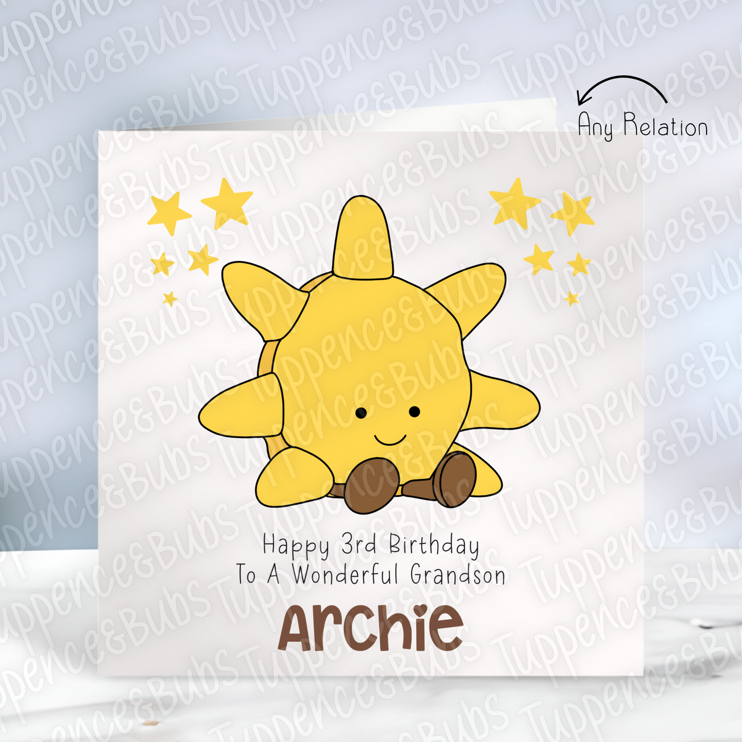 Jelly Themed Birthday Card - 4 Designs