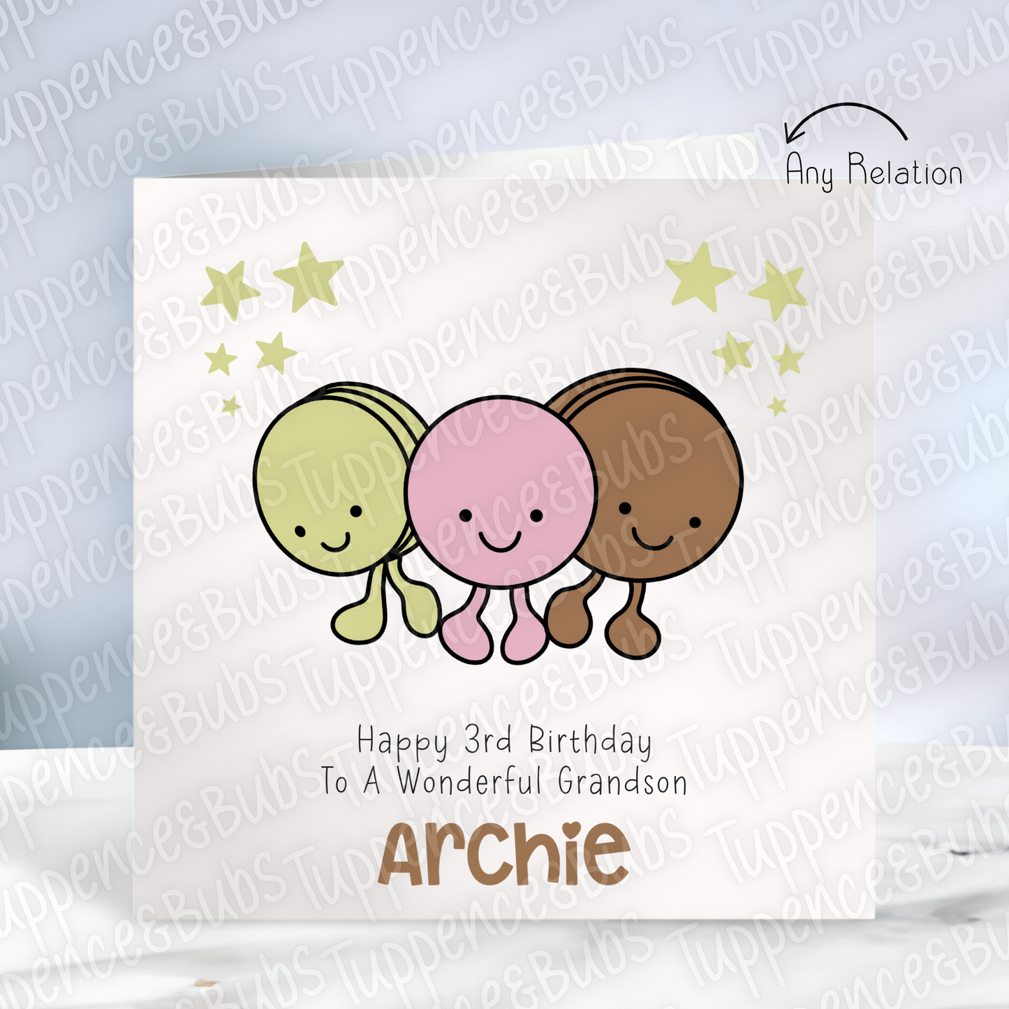 Sweet Jelly Plus Inspired Birthday Card - 3 Designs