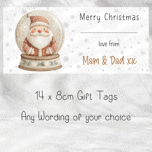 Beige/Brown Themed, Gift Tags, 4 Designs