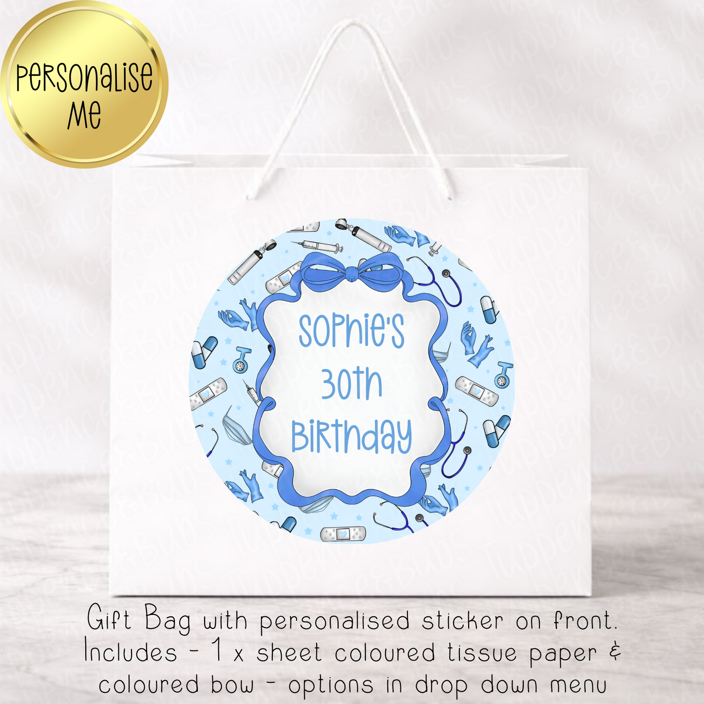 Nurse Themed Gift Bag - Any Occasion