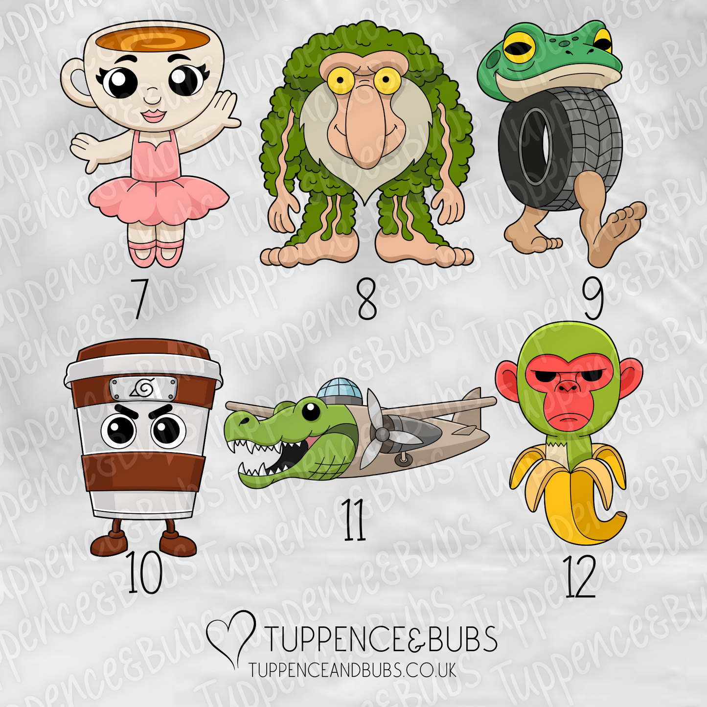 Brain Rot Inspired Birthday Card