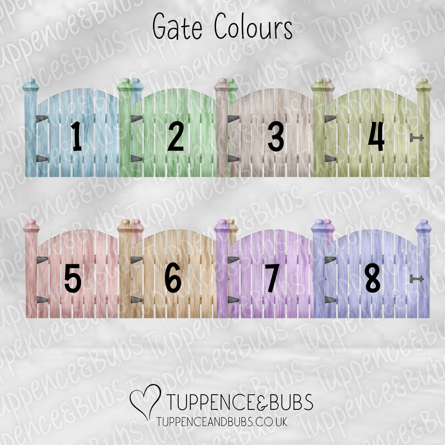 New Home Garden Gate Card - 8 Colours