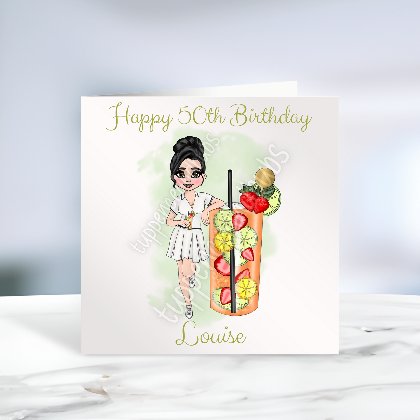 Pimms Inspired Birthday Card