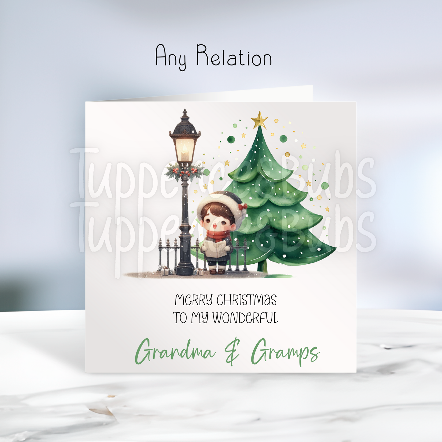 Carol Singer Inspired Christmas Card