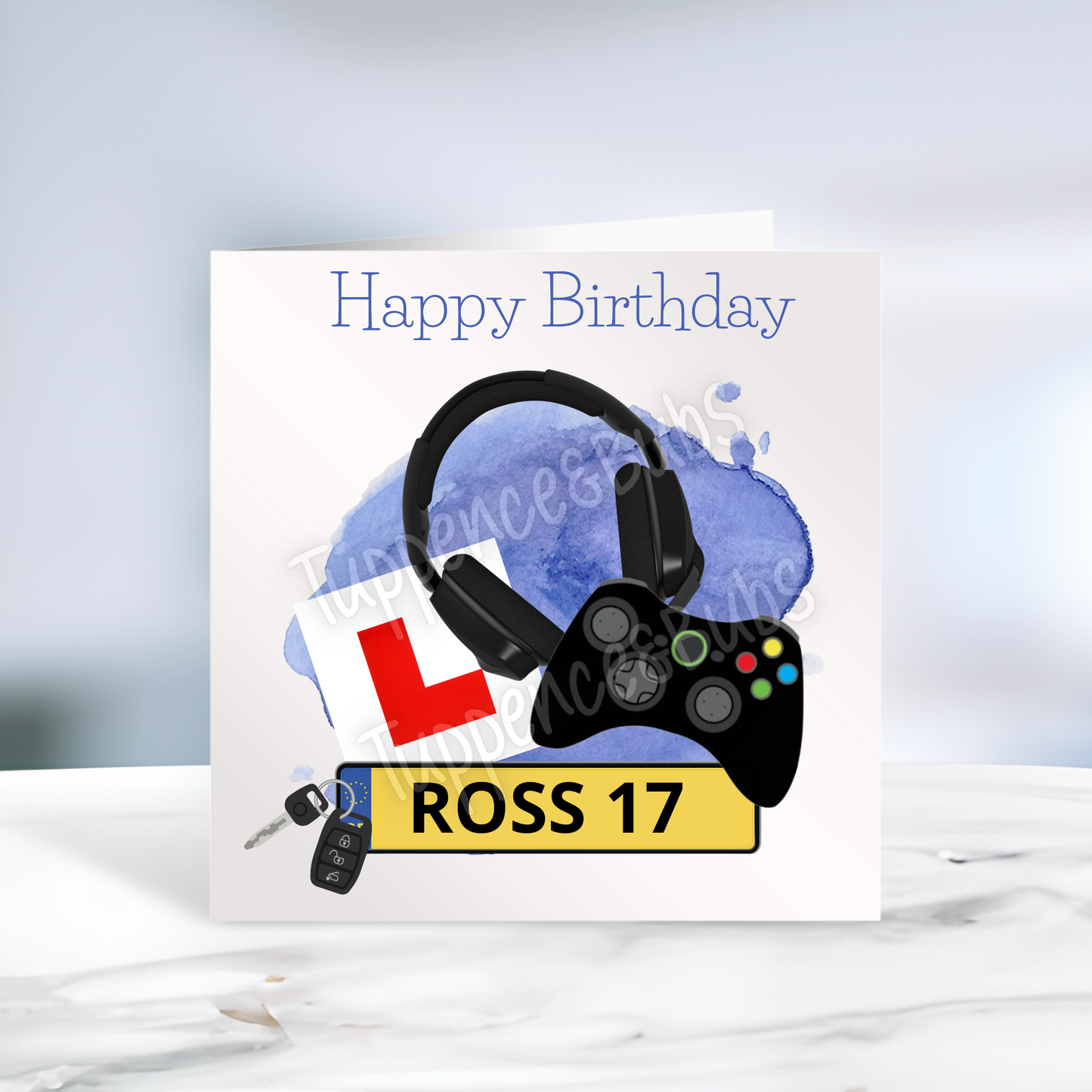 Learner Driver - Gaming - Xbox Inspired Birthday Card