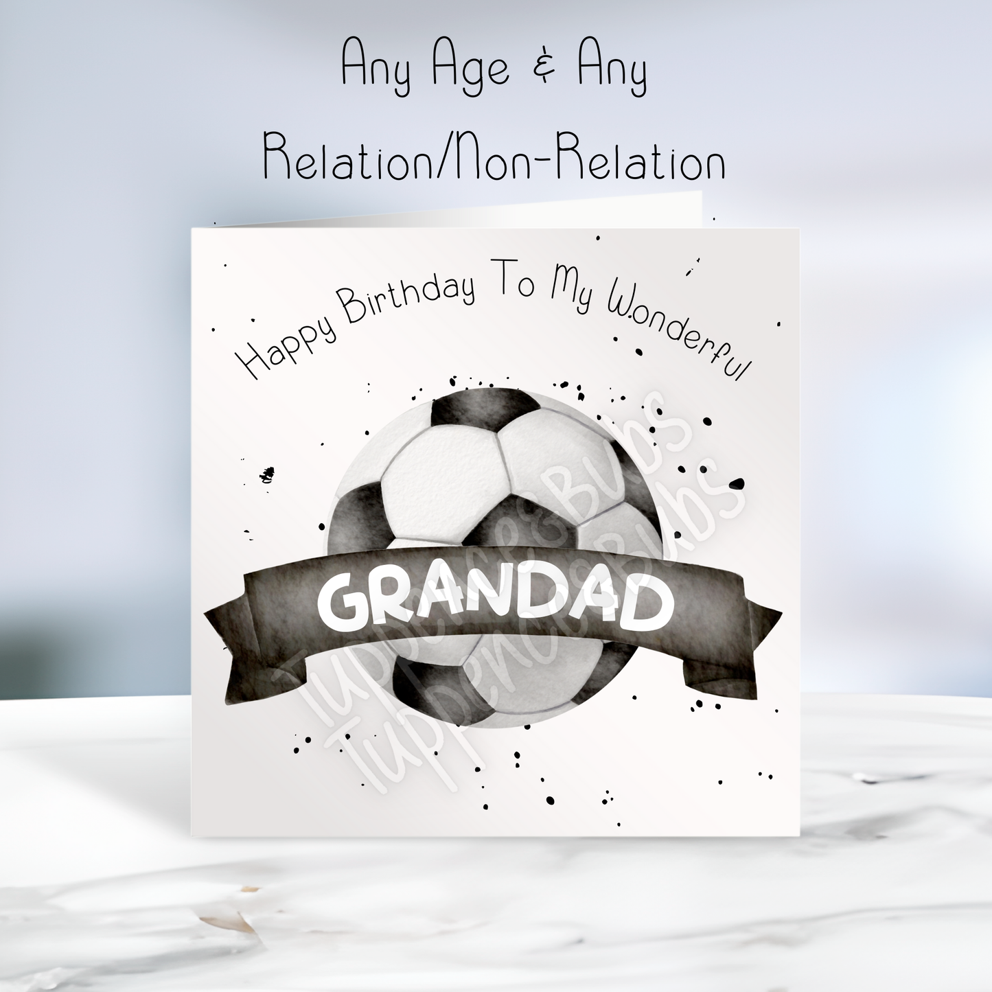 Football Inspired Birthday Card