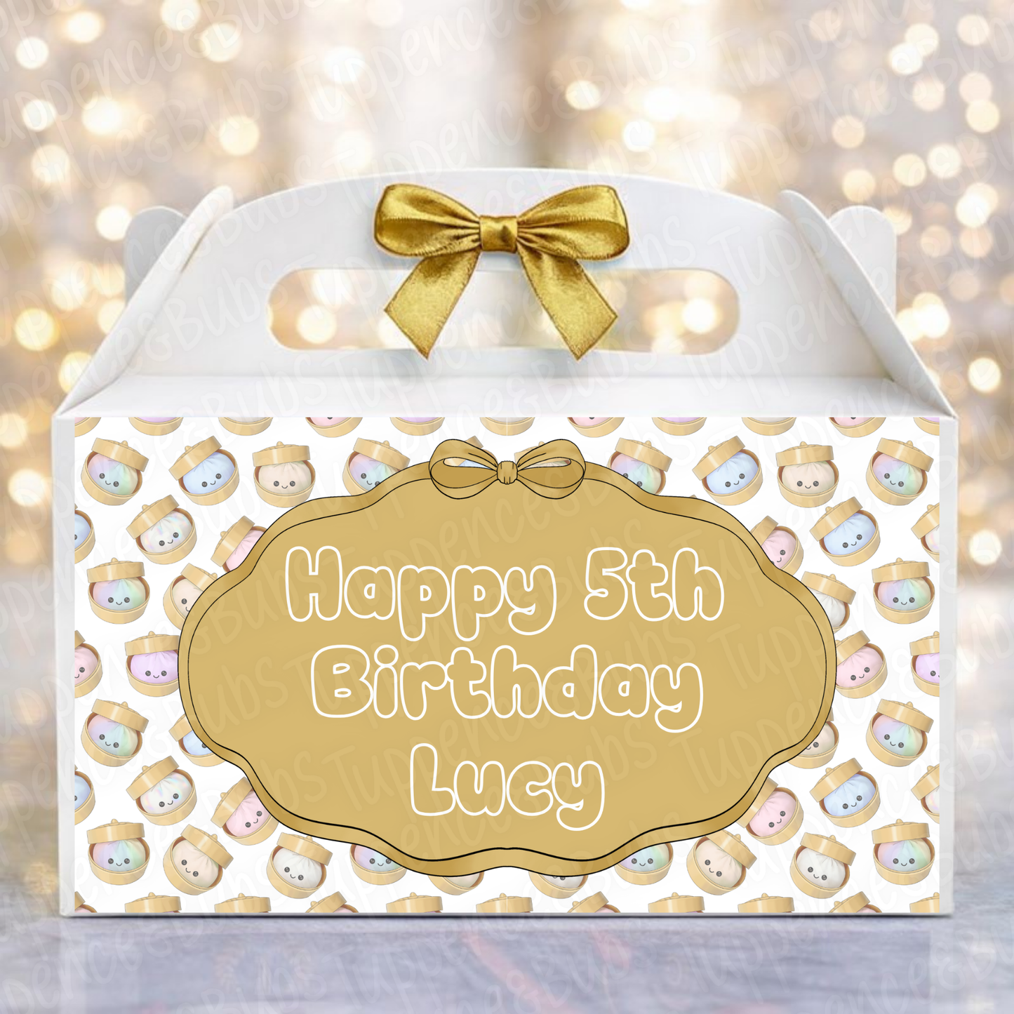 Little Dumpling Themed Treat Box
