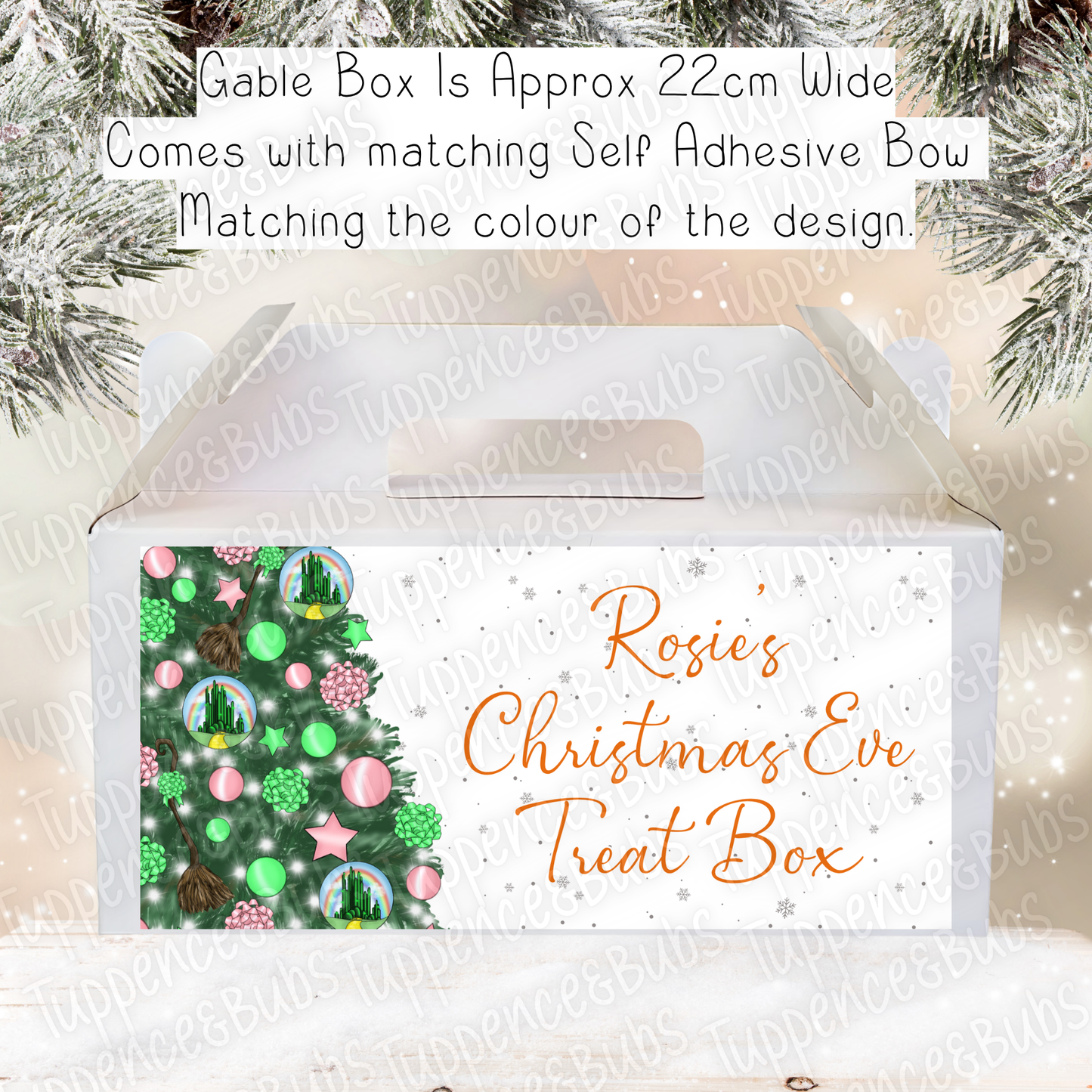 Wicked Inspired Christmas Gable Box