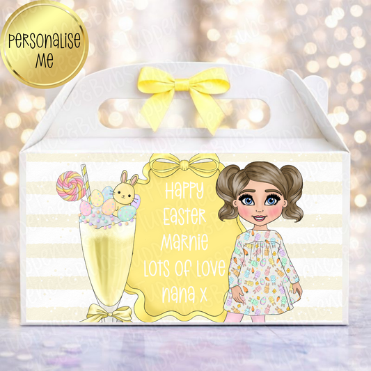 Easter Milkshake Style Treat Box - 3 Colours