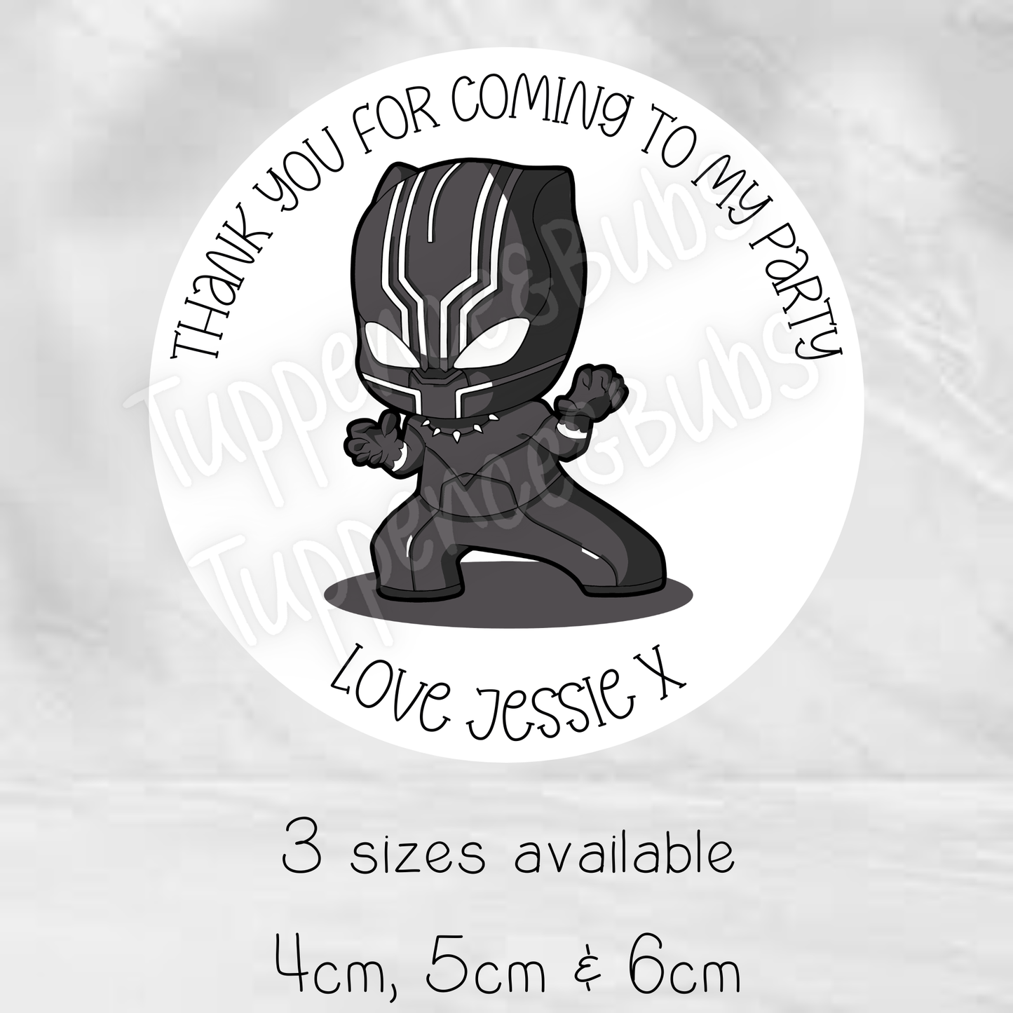 Black Panther Inspired Stickers