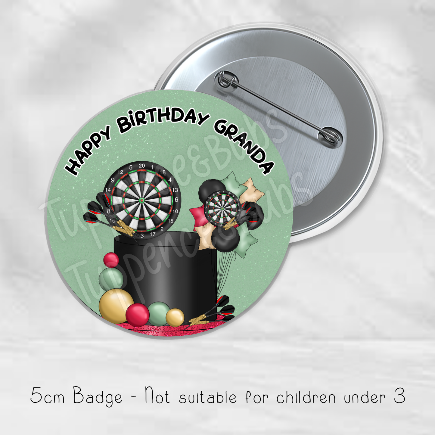 Darts Inspired Badge