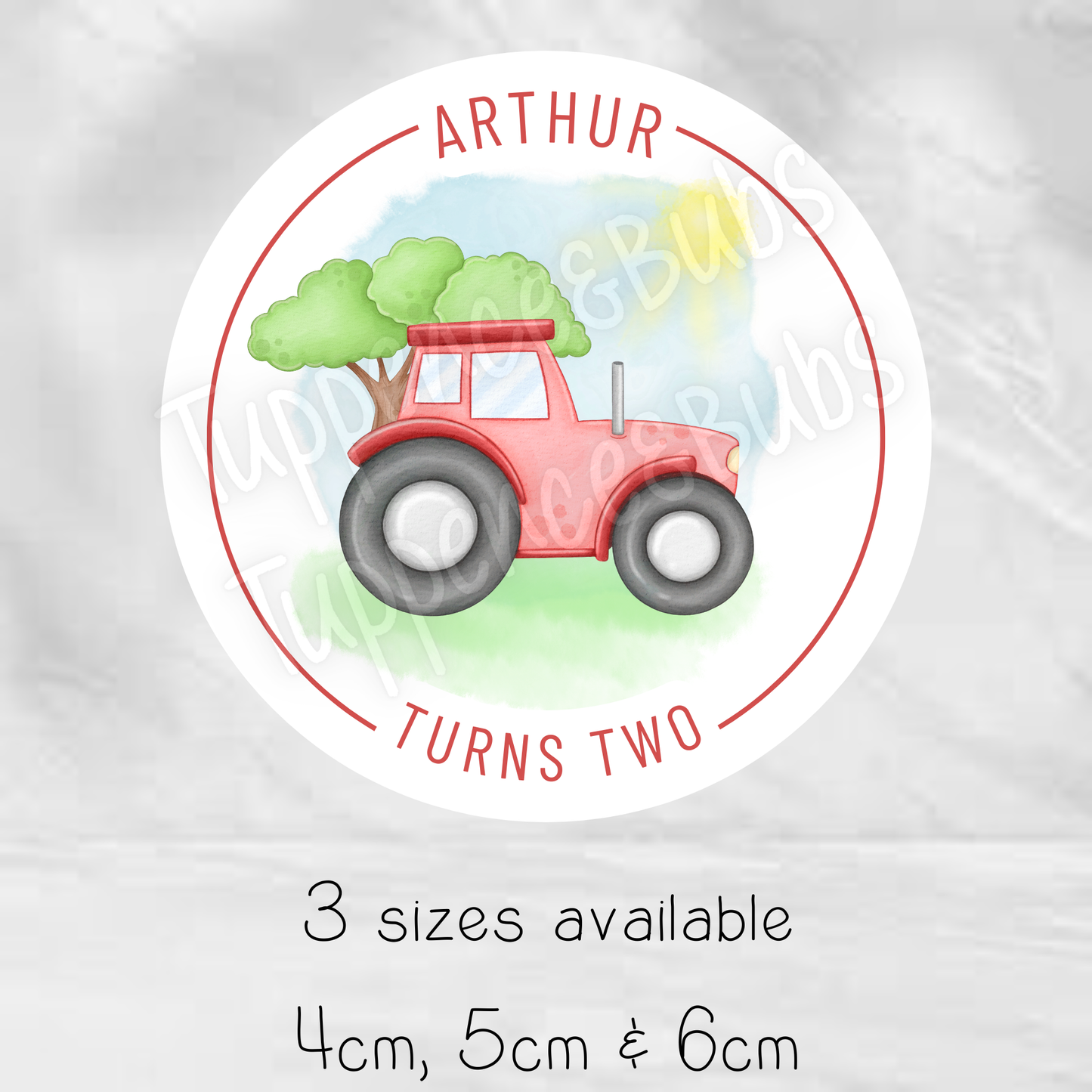 Red Tractor Stickers