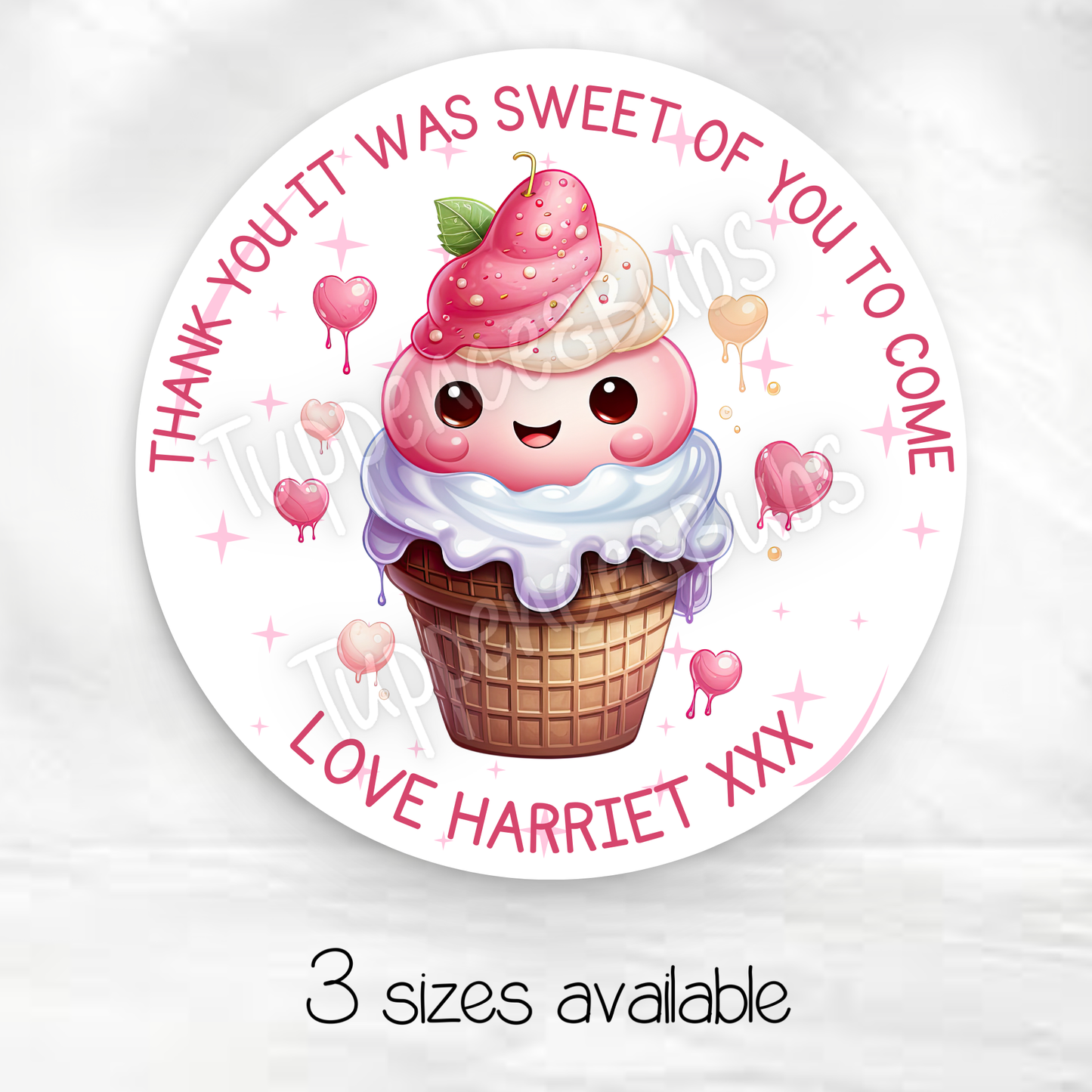 Ice Cream - Sweet Party Stickers