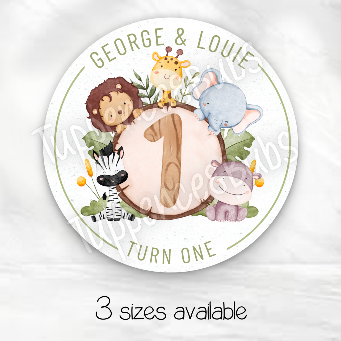 Safari Animal Stickers