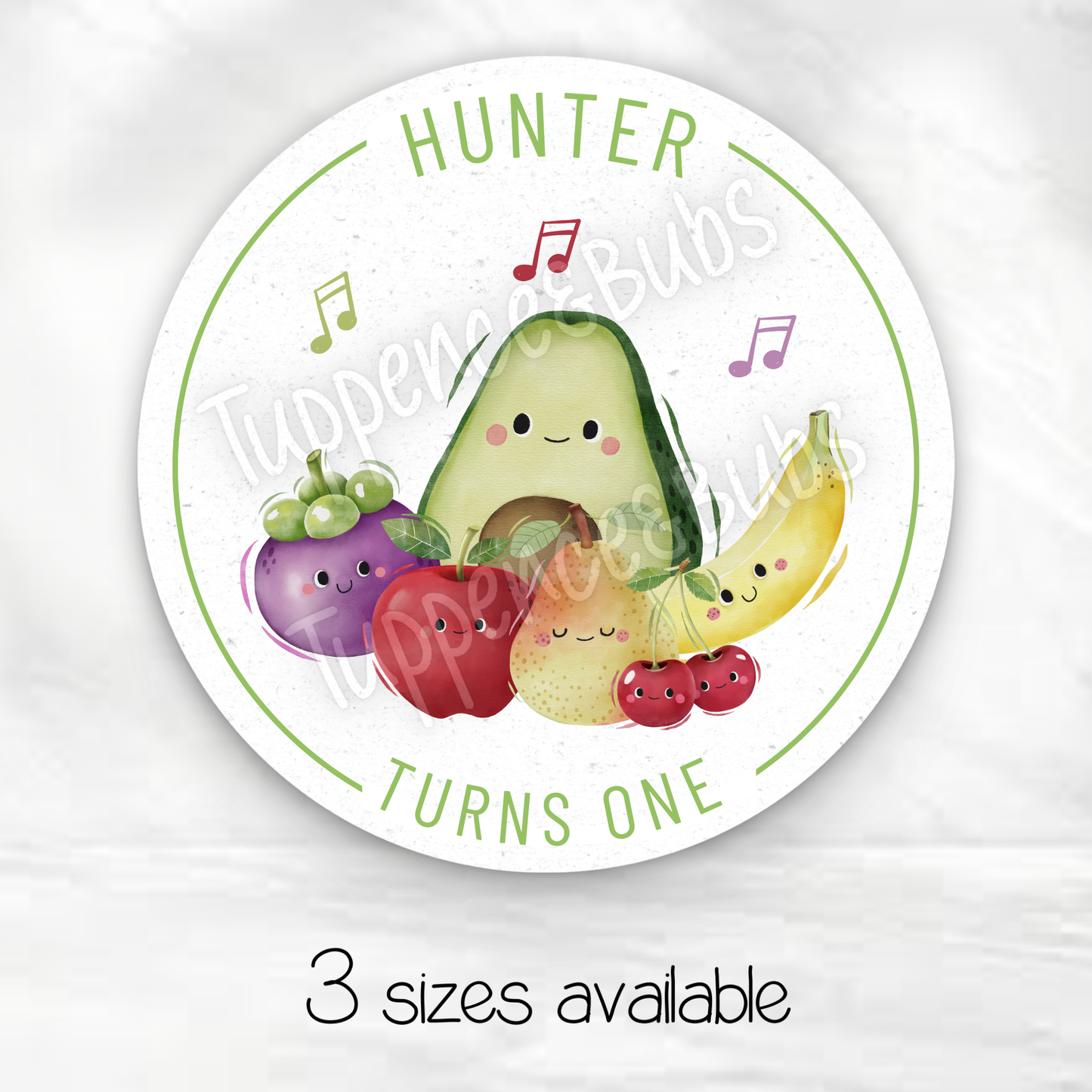 Dancing Fruit Inspired Stickers
