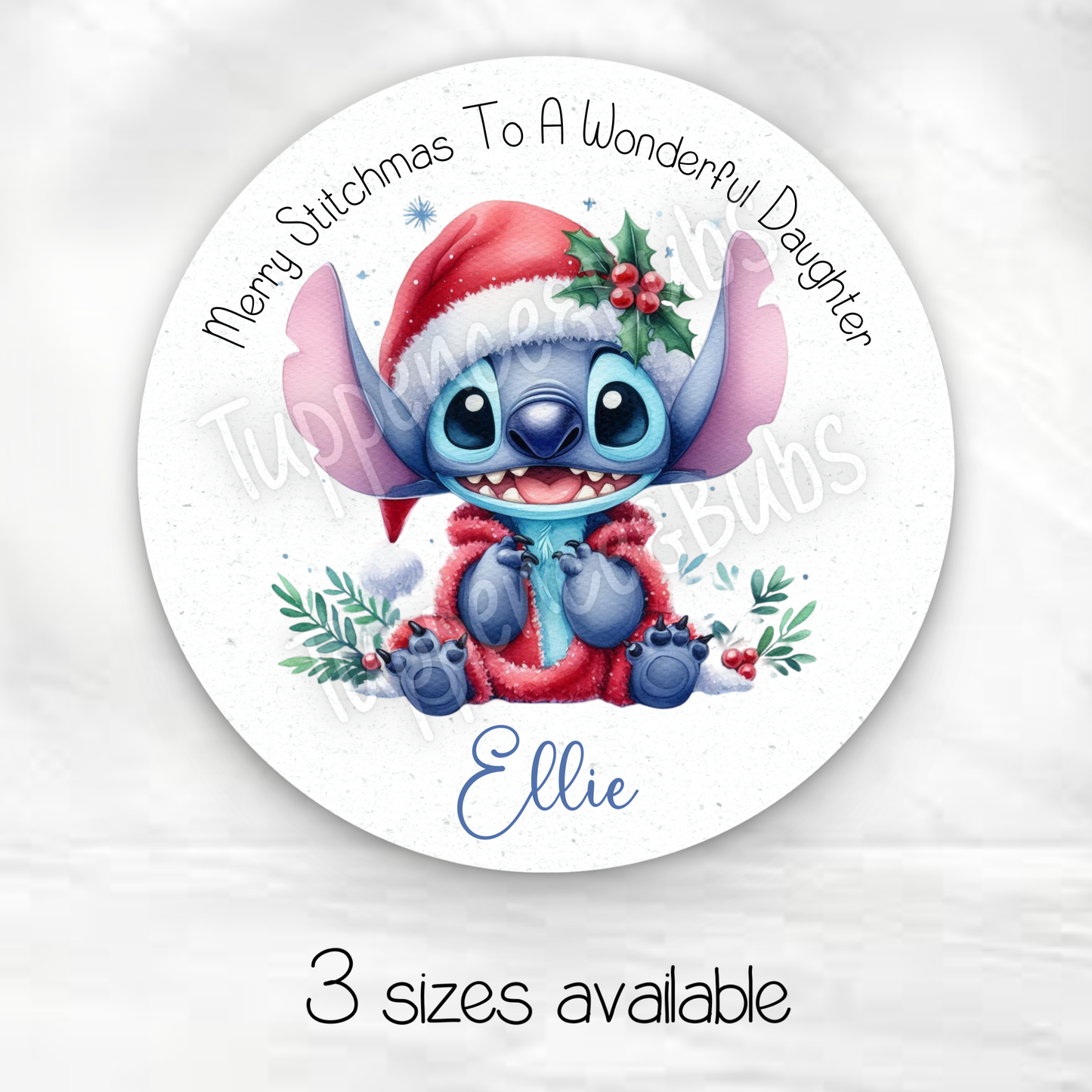 Stitchmas Inspired Christmas Gift Tags