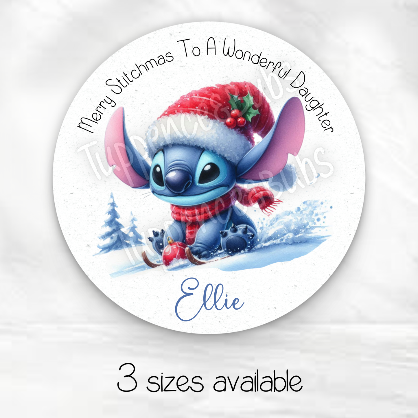 Stitchmas Inspired Christmas Gift Tags